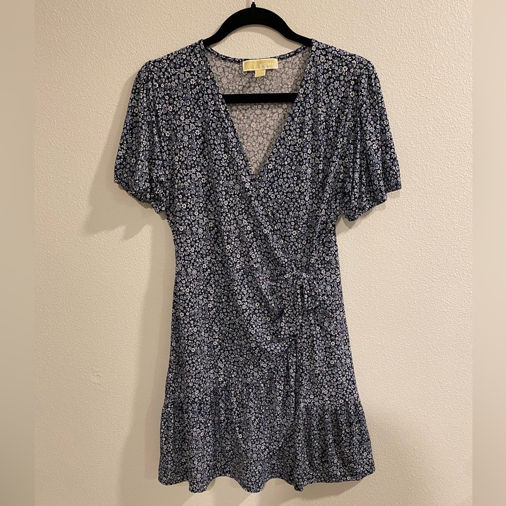 Michael Kors Blue Floral Dress